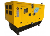 Дизельный генератор ETVEL ED-120B в кожухе с АВР 